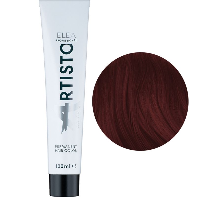 Крем-фарба для волосся Elea Professional Artisto Color 6.6 (темно-русявий червоний) 100 мл