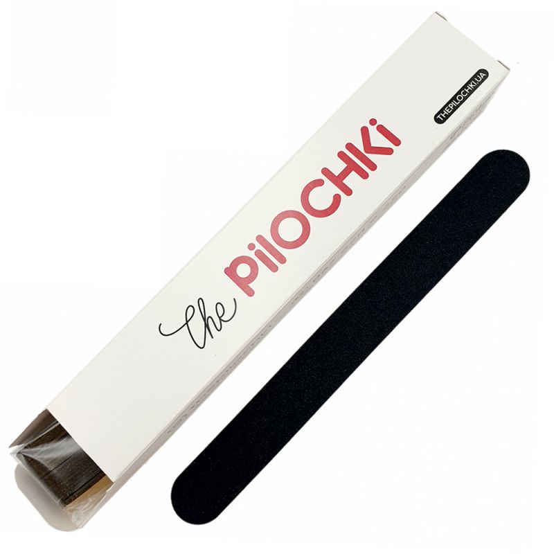 Змінні файли для пилки прямої The Pilochki (чорний, 180 грит, 180 мм) 50 штук