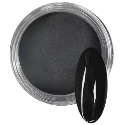 Пудра для нігтів Eco Grit Color Dip Powder №118 (чорний) 30 мл