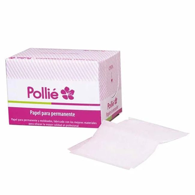 Бумага для химической завивки Pollie (тонкая) 500 штук