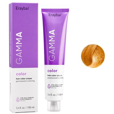Крем-фарба для волосся Erayba Gamma Hair Color Cream 10/40 (золотисто-мідний) 100 мл