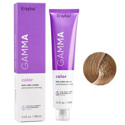 Крем-фарба для волосся Erayba Gamma Hair Color Cream 8.02 (ірисовий світло-русявий) 100 мл