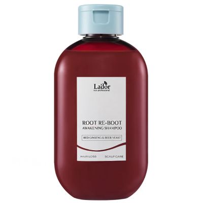 Шампунь для росту волосся La'dor Root Re-Boot Awakening Shampoo Red Ginseng & Beer Yeast 300 мл