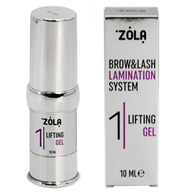 Склад для ламінування брів та вій ZOLA Brow&Lash Lamination System Lifting Gel 01 10 мл