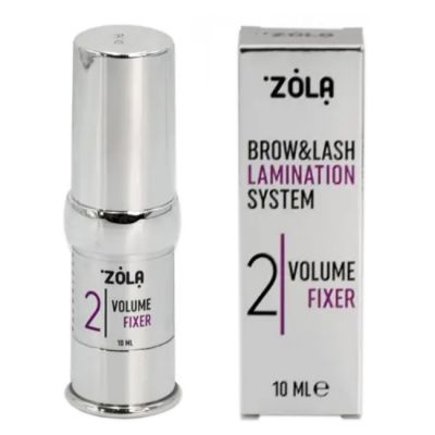 Склад для ламінування брів та вій ZOLA Brow&Lash Lamination System Volume Fixer 02 10 мл
