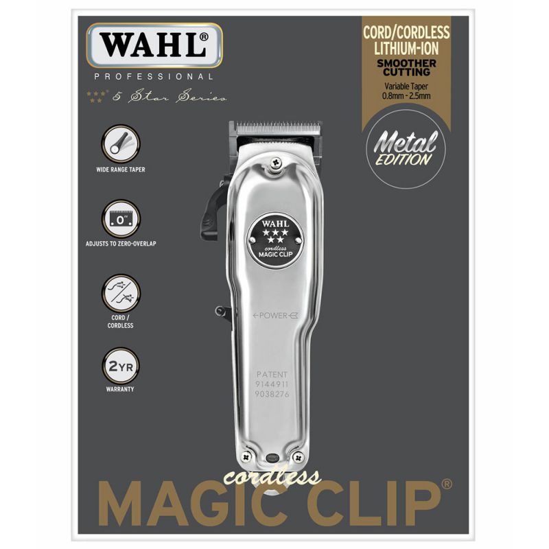 Машинка для стрижки Wahl Magic Clip Cordless Metal Edition