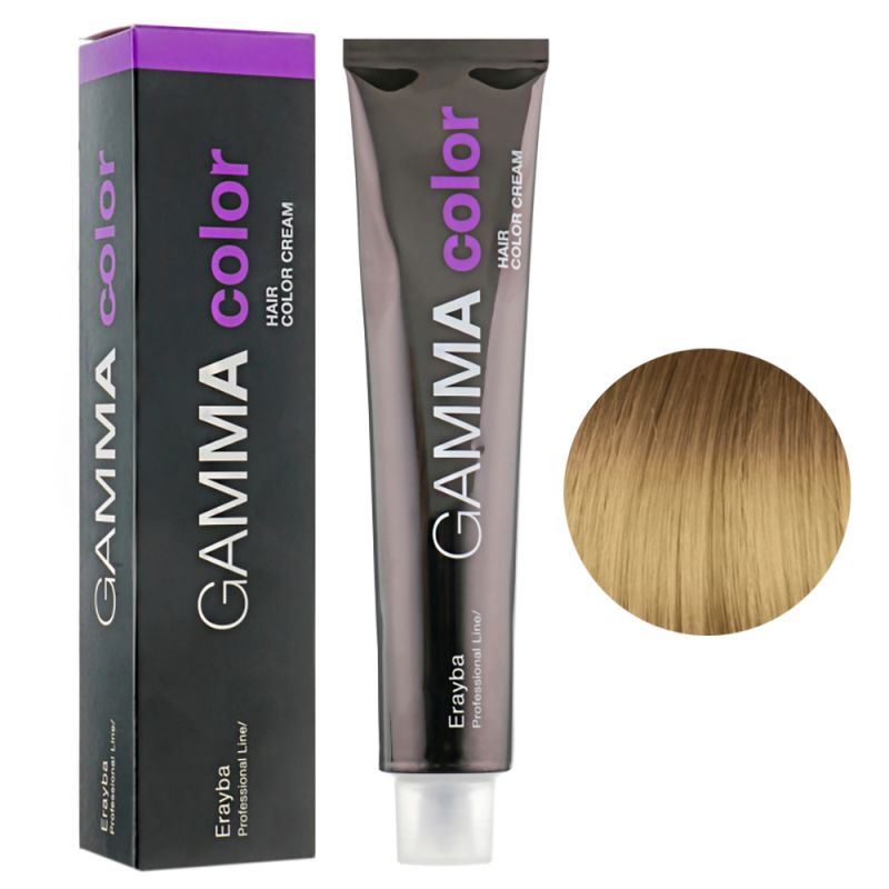 Крем-фарба для волосся Erayba Gamma Hair Color Cream 10/32 (екстра світлий золотисто-бежевий блонд) 100 мл