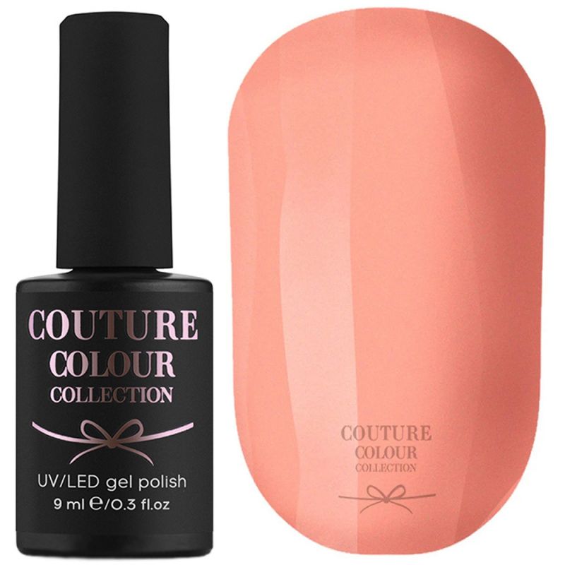 Гель-лак Couture Colour №010 (рожево-оранжевий, емаль) 9 мл