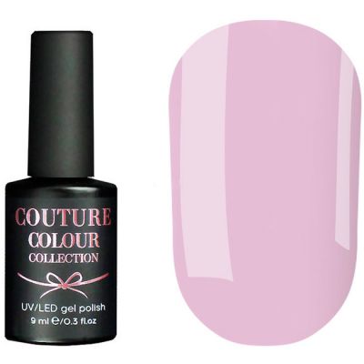 Гель-лак Couture Colour №040 (бледно-сиреневый, эмаль) 9 мл