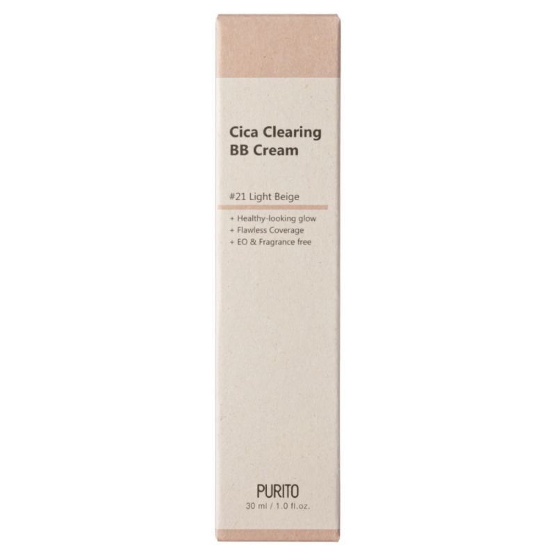 Крем для обличчя Purito Cica Clearing BB Cream №21 Light Beige 30 мл