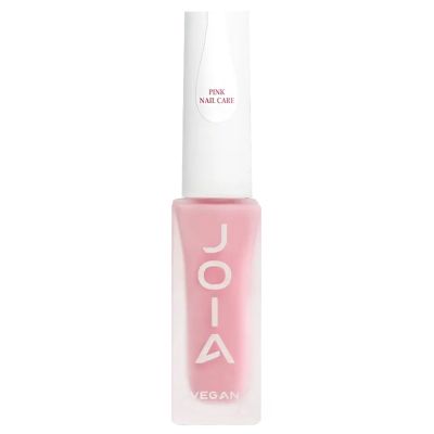 Укрепляющее базовое покрытие JOIA Vegan Pink Nail Care (розовый с микроблеском) 8 мл