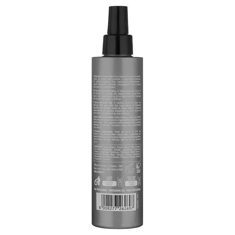 Текстурирующий спрей для волос с морской солью Inebrya Style-In Salt Spray 200 мл