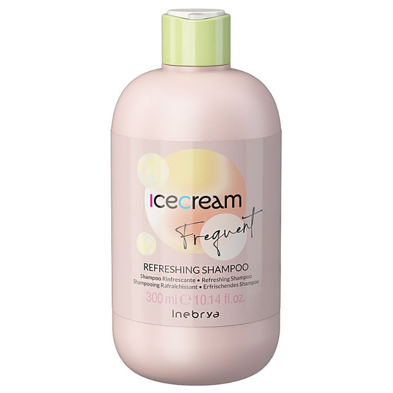 Шампунь для волосся з м'ятою Inebrya Frequent Ice Cream Refreshing Shampoo 300 мл