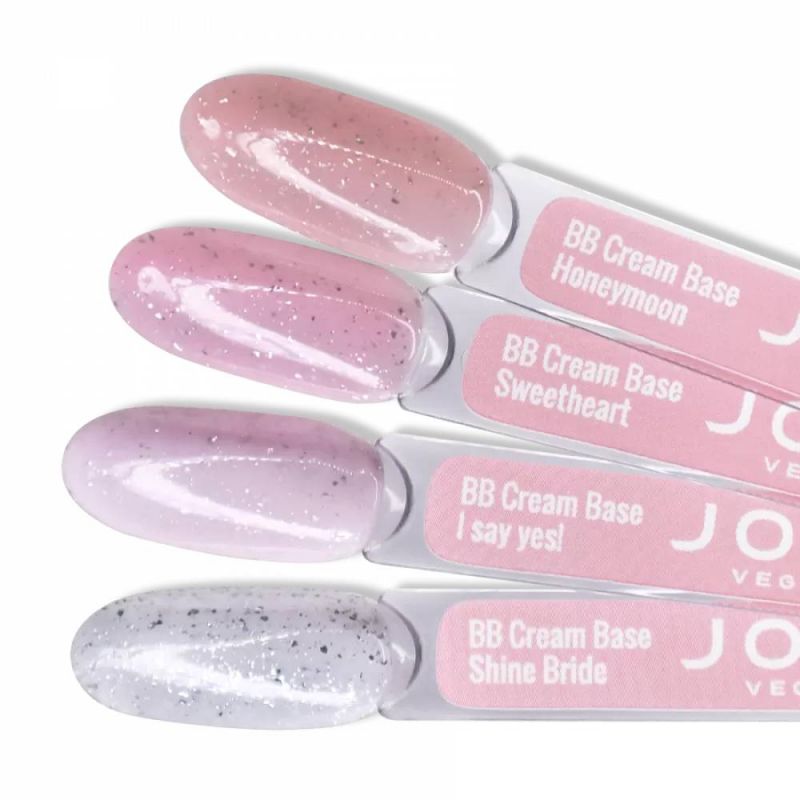 Камуфлююча база JOIA Vegan BB Cream Base Sweetheart (рожевий з шиммером) 8 мл