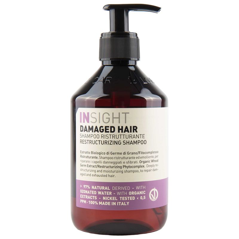 Шампунь відновлюючий для пошкодженого волосся Insight Restructurizing Shampoo 500 мл