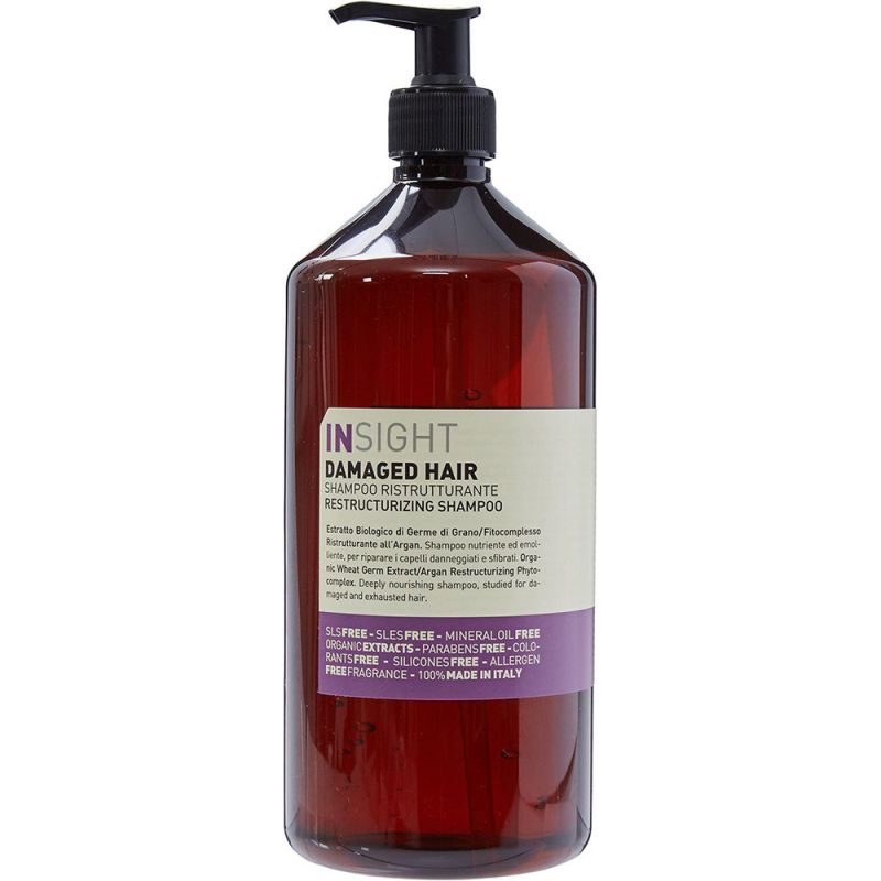 Шампунь восстанавливающий для поврежденных волос Insight Restructurizing Shampoo 1000 мл