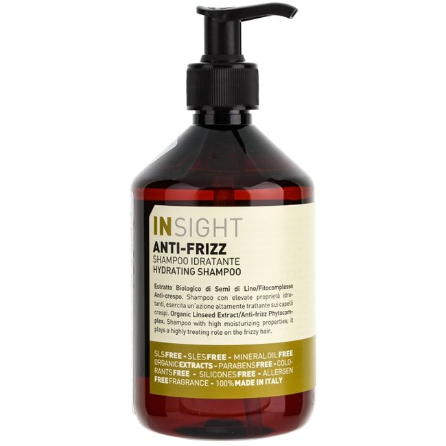 Шампунь зволожуючий для всіх типів волосся Insight Anti-Frizz Hair Hydrating Shampoo 400 мл
