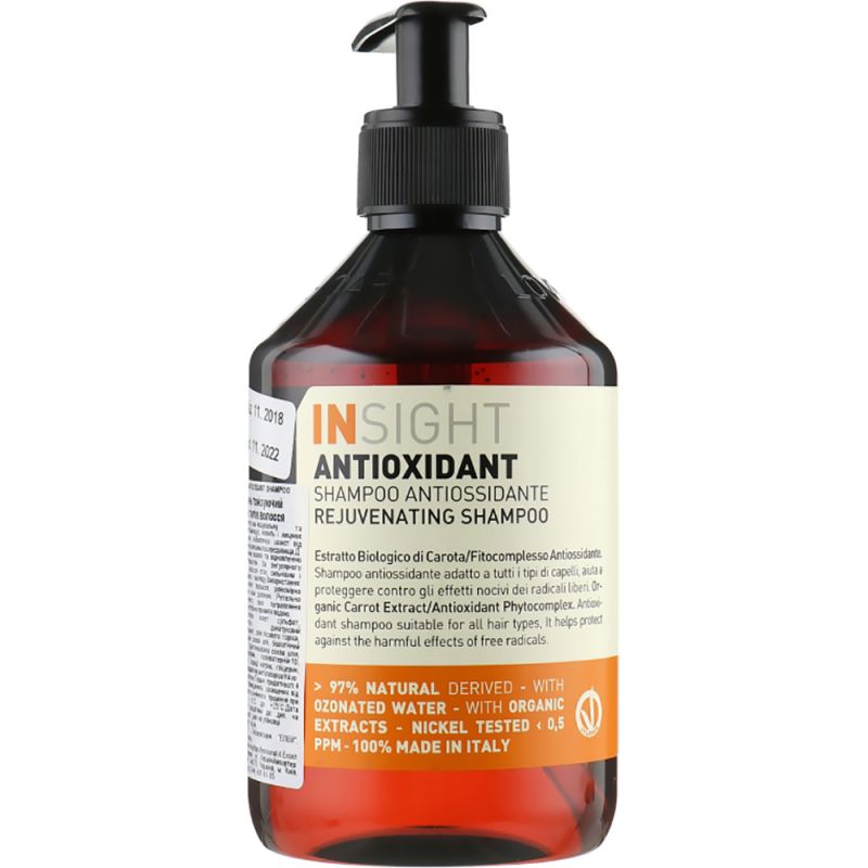 Шампунь тонизирующий для всех типов волос Insight Antioxidant Rejuvenating Shampoo 500 мл