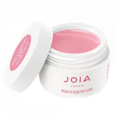 Жидкий полигель для моделирования JOIA Vegan PolyLiquid Gel Pink Lace (светло-розовый) 15 мл