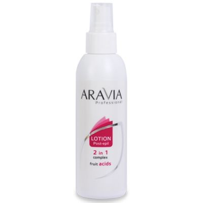 Лосьйон 2 в 1 проти врослого волосся і для уповільнення росту волосся Aravia Professional 150 мл