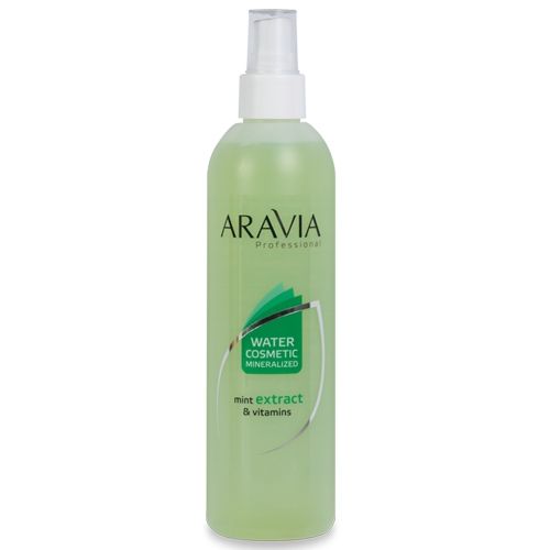 Вода косметична мінералізована Aravia Professional з м'ятою і вітамінами 300 мл