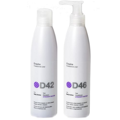 Набор для выравнивания волос Erayba D42/D46 Straight Factor (шампунь 250 мл + кондиционер 250 мл)