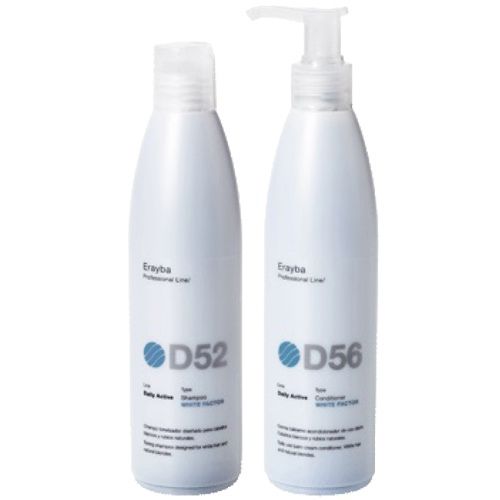 Набор для осветленных волос Erayba D52/D56 White Factor (шампунь 250 мл + кондиционер 250 мл)