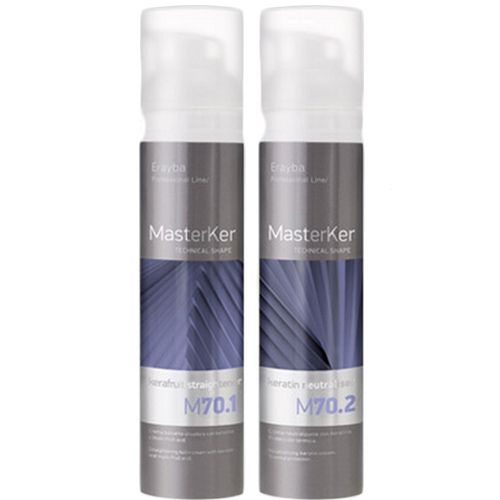 Набір для випрямлення волосся Erayba M70 Kerafruit Relaxer (лосьйон 100 мл і нейтралізатор 100 мл)