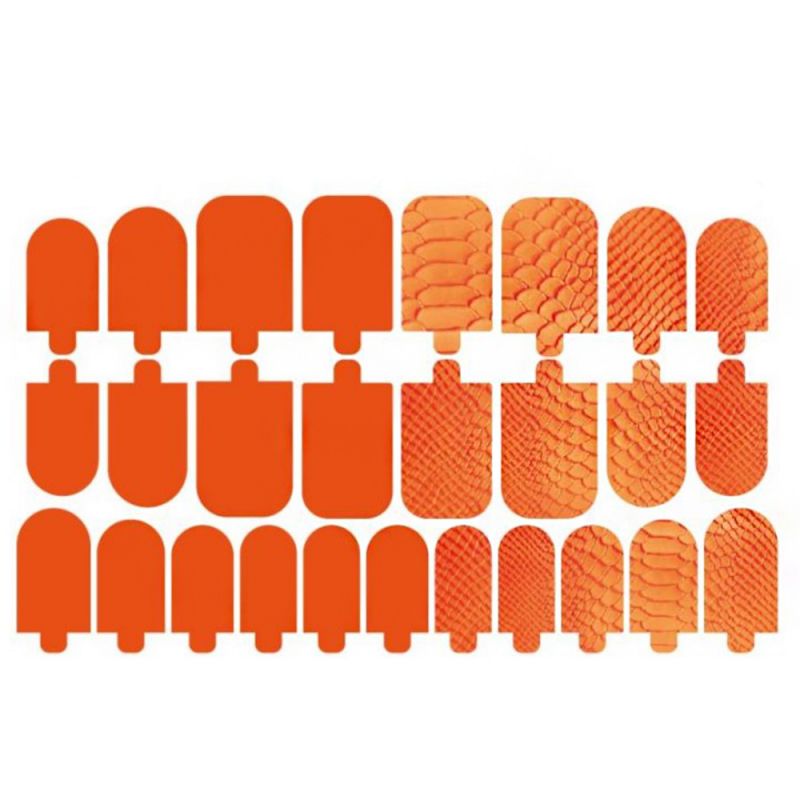 Пленка-дизайн для ногтей StickerSpace Tangelo