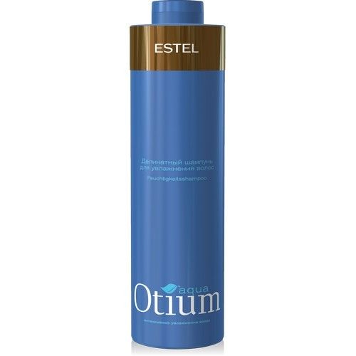 Деликатный шампунь для увлажнения волос Estel Otium Aqua 1000 мл