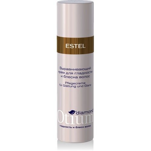 Выравнивающий крем для гладкости и блеска волос Estel Otium Diamond 100 мл