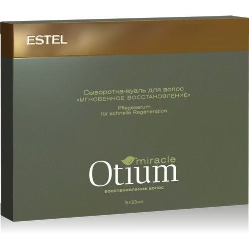 Сироватка-вуаль для волосся Estel Otium Miracle Моментальное відновлення 5х23 мл