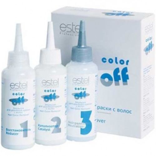 Емульсія для видалення фарби з волосся Estel Color off 3х120 мл