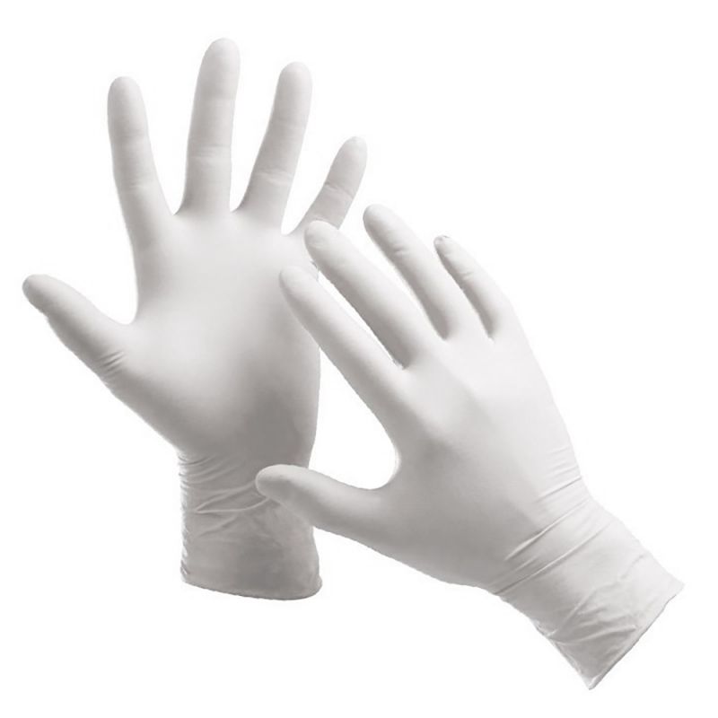 Перчатки нитриловые неопудренные Medicom SafeTouch Advanced Platinum White M 100 штук