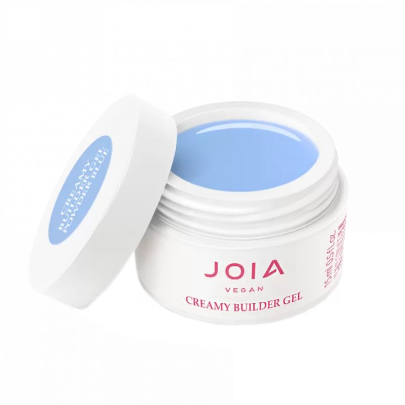 Моделюючий гель JOIA Vegan Creamy Builder Gel Powder Blue (пудровий синій) 15 мл