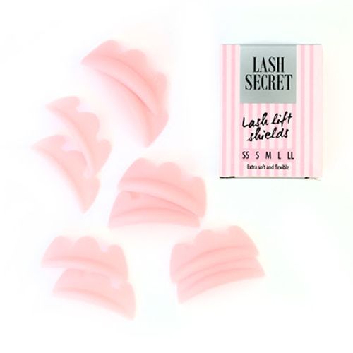 Бігуді для ламінування вій Lash Secret Pink 5 пар