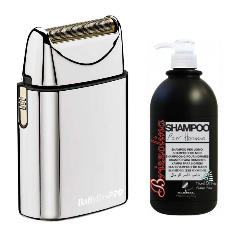 Набор для него BaByliss PRO FoilFX01 Shaver + Kleral System Brizzolina Shampoo
