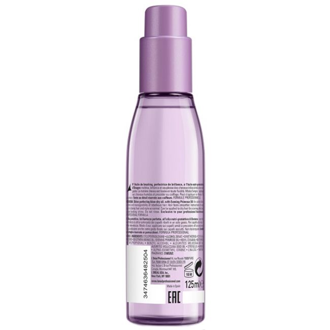Разглаживающее термозащитное масло для непослушных волос L'Oreal Professionnel Liss Unlimited Blow-Dry Oil 125 мл