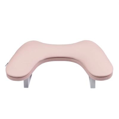 Ортопедичний підлокітник для манікюру Eco Stand Butterfly Pink & White (рожевий на білих ніжках)