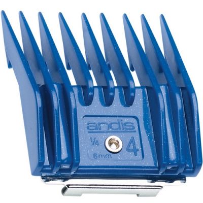 Насадка для машинки Andis №4 Universal Attachment Comb Blue 6 мм