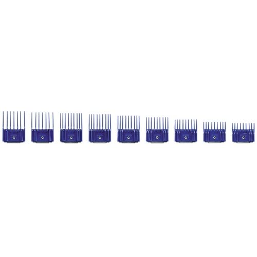 Набор насадок для машинки Andis 9-Piece Universal Comb Blue Set