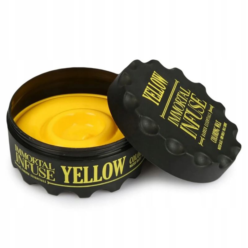 Воск для волос Immortal Infuse Coloring Wax Yellow (желтый) 100 мл