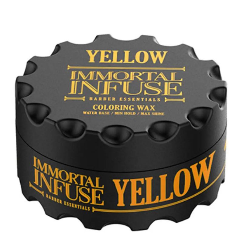 Віск для волосся Immortal Infuse Coloring Wax Yellow (жовтий) 100 мл