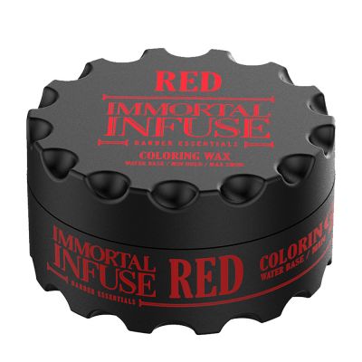 Воск для волос Immortal Infuse Coloring Wax Red (красный) 100 мл
