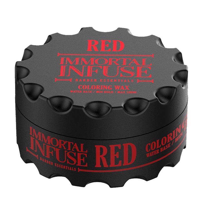 Віск для волосся Immortal Infuse Coloring Wax Red (червоний) 100 мл
