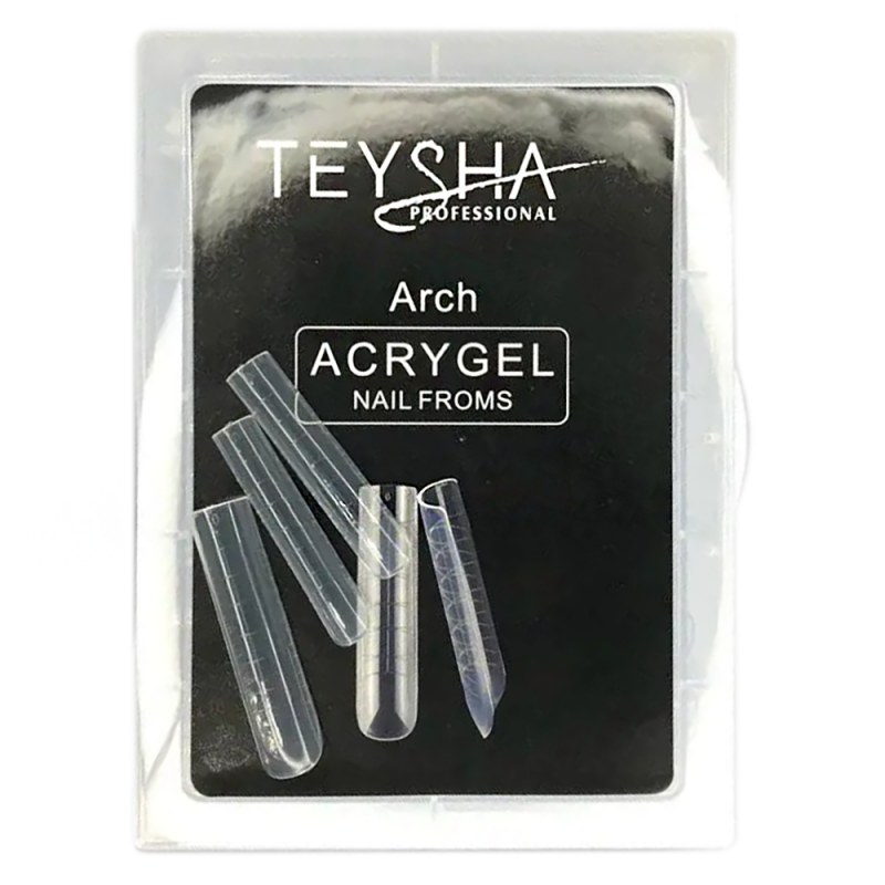 Верхние формы для моделирования Teysha Nail Forms Arch Арка 120 штук