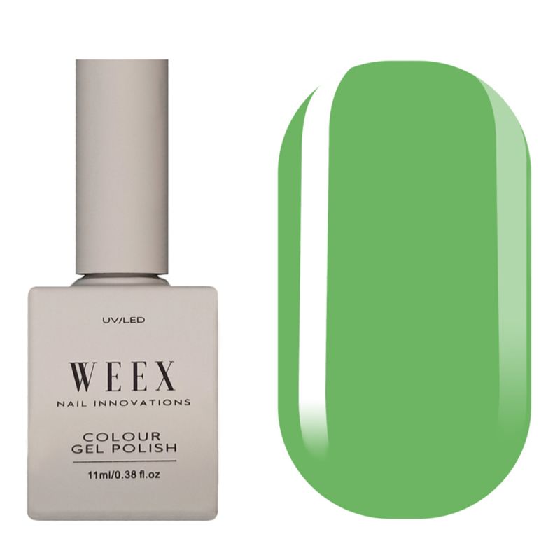 Гель-лак Weex №560 (блідий зелений, емаль) 11 мл
