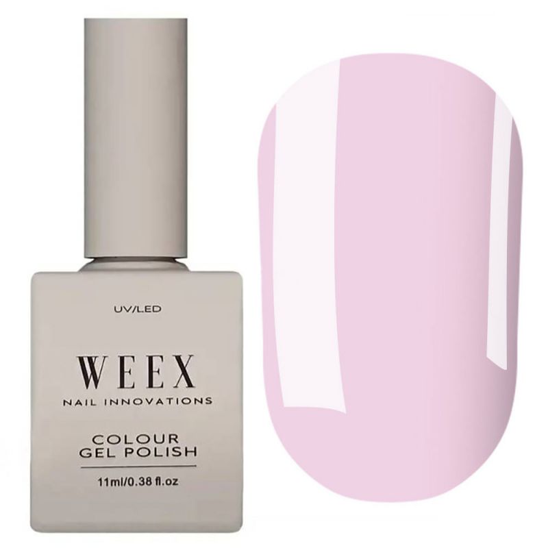 Гель-лак Weex №599 (бледно-розовый, эмаль) 11 мл