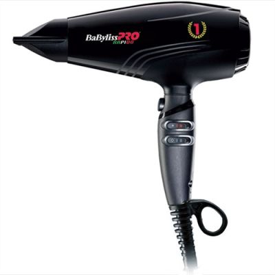 Фен для волос BaByliss PRO BAB7000IE Rapido Black