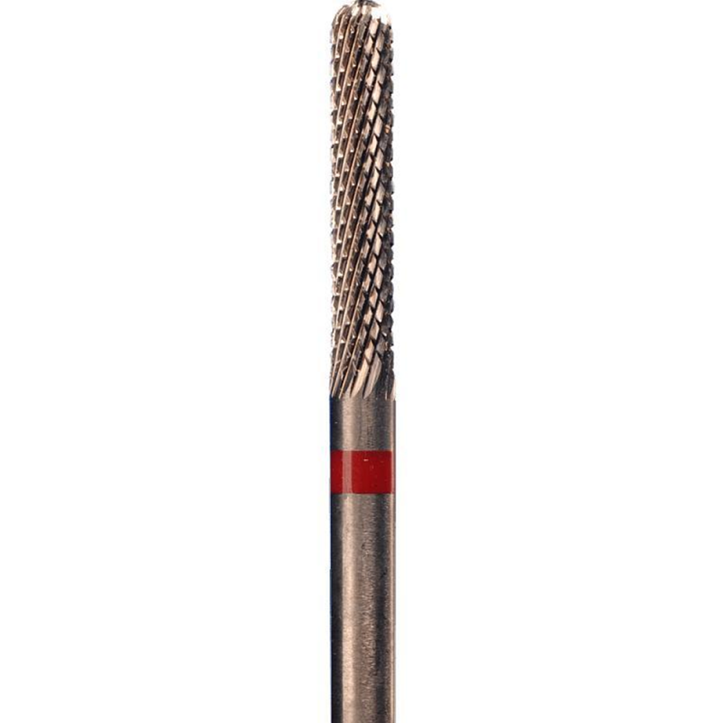 Фреза твердосплавная ST Цилиндр Полусферический Конец 302402 (диаметр 2 мм, красная)